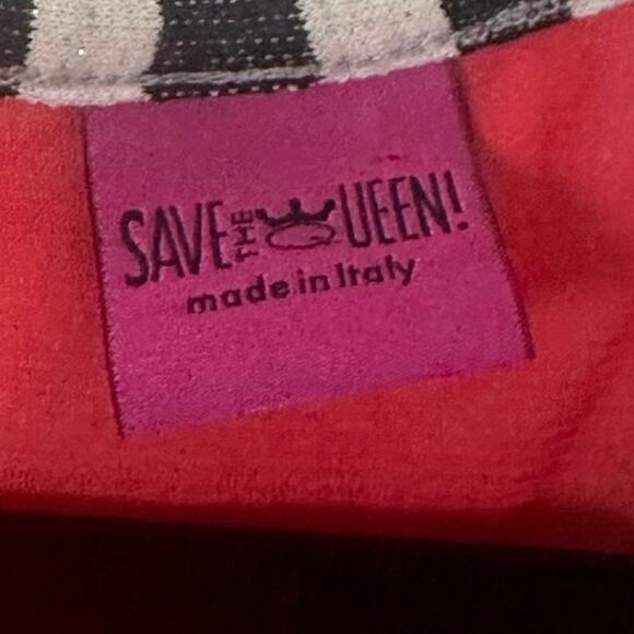 Save the Queen Dress Womens Small Floral Striped Sleeveless Mini Shift Pink Y2K - Picture 6 of 8